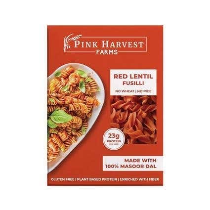 Pink Harvest Farms Red Lentil Fusilli Pasta