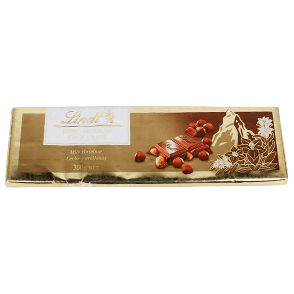 Lindt Gold Bar Milk Hazelnut Chocolate