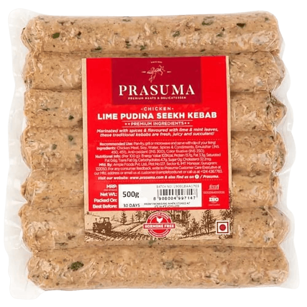 Prasuma Chicken Lime Pudina Seek Kebab m