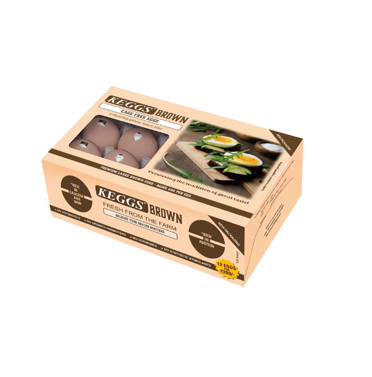 Keggs Cage Free Brown Eggs